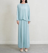 Luxury Pleated Top & Wide Leg Pant